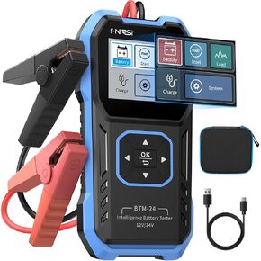 FNIRSI BTM-24 Car Battery Tester 12V 24V, 0-2000 CCA Automotive Alternator Tester, Battery Life Voltage Internal Resistance Charging Load Cranking Analyzer for Car SUV Pickup Truck ATV Motorcycle Boat in Kuwait