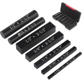 Setup Blocks Height Gauge Set, 15pcs Precision Aluminum Setup Bars for Router and Table Saw Accessories Woodworking Set Up, Bars Include Laser Engraved Size Markings in Kuwait