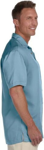 قميص Harriton M570 للرجال من Bahama Cord Camp باللون الأخضر الضبابي مقاس XX-Large in Kuwait