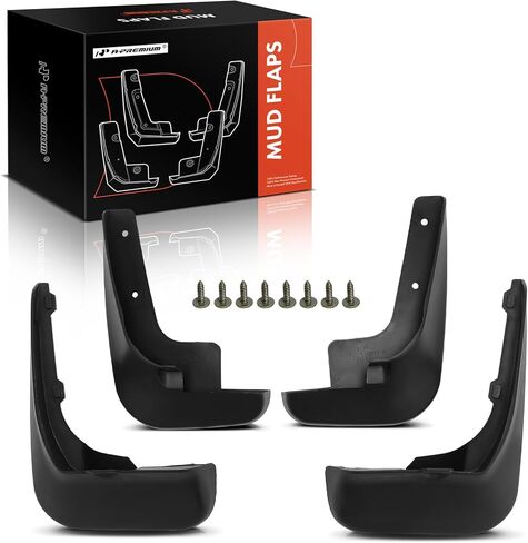 A-Premium Set of 4PCS Mud Flaps Splash Guards Mudguards Mudflaps Compatible with Nissan NV200 2013-2021, Front & Rear Driver and Passenger Side in Saudi Arabia