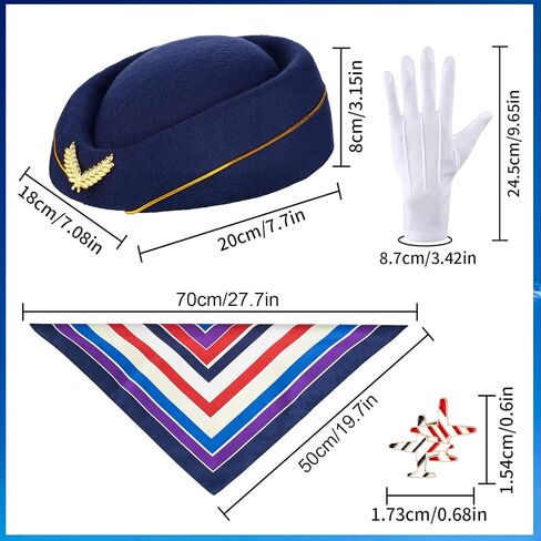 Christmas Women's Stewardess Costume Accessories in Saudi Arabia