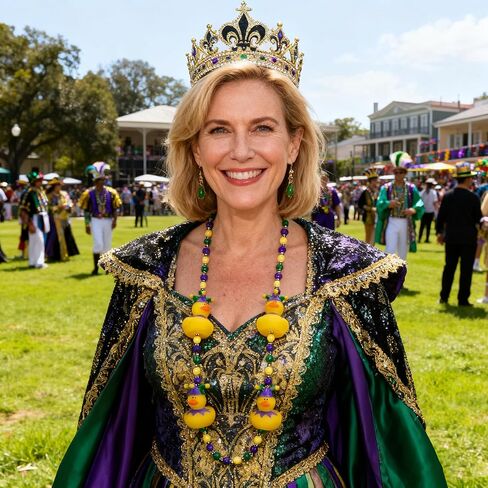 Wehhbtye 2 Pcs Mardi Gras Rubber Duck Beads Necklace, Mardi Gras Jester Ducks Beads Necklace, Purple Gold Green Beaded Duck Necklaces for Carnival New Orleans Parade Party Costume Accessories in Kuwait