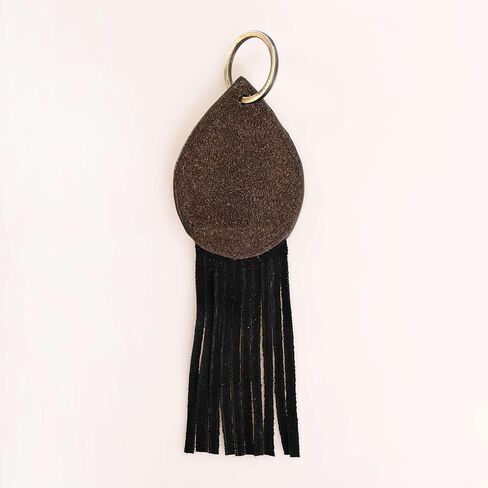 Merbaa Cowhide hand tooled leather key chain keyring in Saudi Arabia