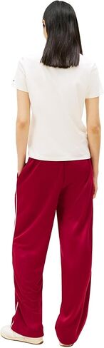 Tommy Jeans Women's Short Sleeve Essential Cotton Graphic T-Shirt with Printed Logo in Saudi Arabia