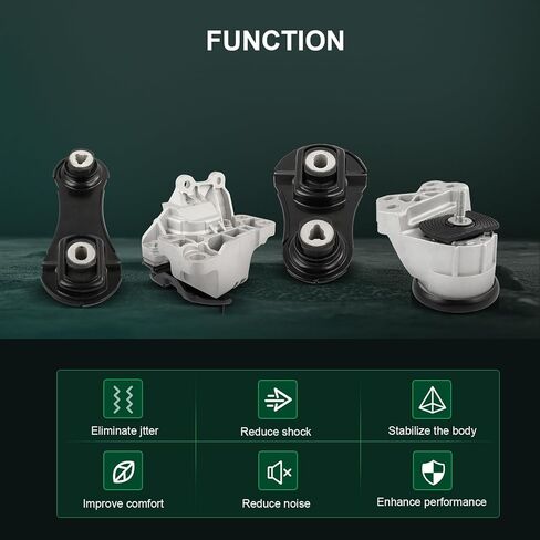 SCITOO Engine Motor and Transmission Mount Kit Compatible for 2013-2017 for Ford for Explorer 3.5L, 2014-2017 for Ford for Police Interceptor Utility 3.5L Replacement for A5568 A5569 A5848 A5734 in Saudi Arabia