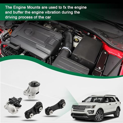 SCITOO Engine Motor and Transmission Mount Kit Compatible for 2013-2017 for Ford for Explorer 3.5L, 2014-2017 for Ford for Police Interceptor Utility 3.5L Replacement for A5568 A5569 A5848 A5734 in Saudi Arabia