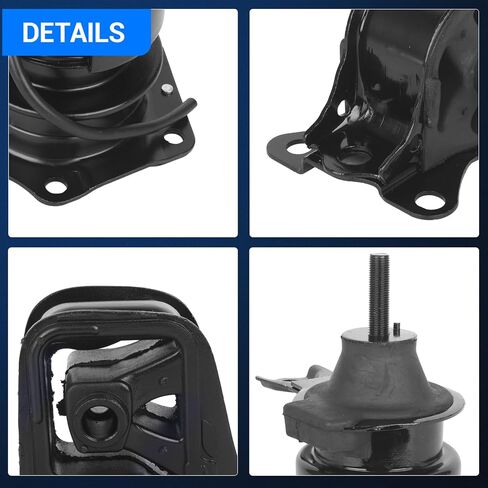 طقم تثبيت محرك المحرك Autoround مناسب لسيارة Honda Accord 1998-2002 2.3L ناقل حركة أوتوماتيكي، استبدال # A6572 A6564 A6583 A6570، مجموعة من 4 in Saudi Arabia