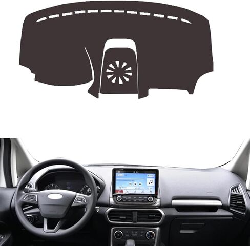 Fit for Ford EcoSport BK ST-Line 2018-2022,Dashboard Cover,Black Dash Board Cover,Non-Slip Interior Dash Covers,Car Accessories in Saudi Arabia