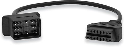 OBD2 Adapter Cable for Toyota Vehicles - 17Pin OBD2 to OBD1 Connector - Compatible with OBD II Diagnostic Scanner in Kuwait