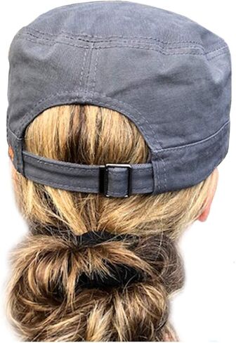 Womans Cadet Style Short Brim Hat Featuring Celtic Design Paw Print (Pink on Gray) in Saudi Arabia