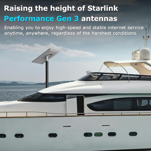محول أنابيب Starlink Gen 3 قابل للتعديل، مجموعة تركيب Beciety Starlink Gen 3، حامل Starlink Gen 3 مع محول عمود Starlink قابل للتعديل 0-30 درجة، حامل سقف Starlink متوافق مع حامل Beciety Gen 2 in Kuwait