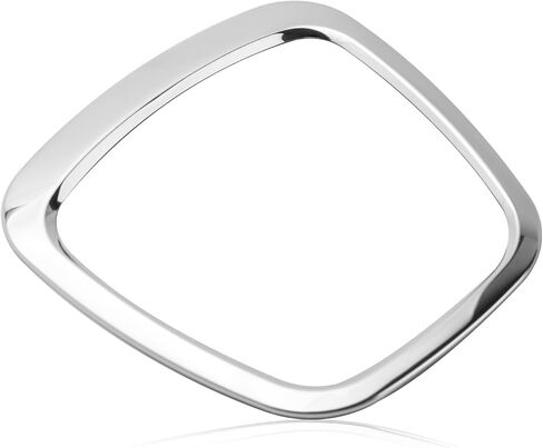 x xotic tech Steering Repair Surrounding Ring Frame Trim, Aluminum Silver, Compatible with Audi A3 A4 A5 A6 A8 Q5 Q7 in Saudi Arabia