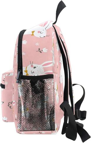 Toddler Kids Backpack Bunny Rabbit Pattern 12 Inch Preschool Backpack School Bag Mini Casual Daypack for Boy Girl in Kuwait