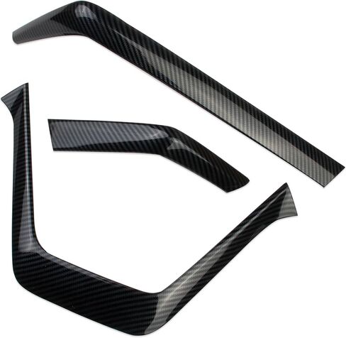 crosselec Carbon Fiber Style Interior Center Console Dashboard Instrument Upper Cover Trims Decoration Accessories for Chevrolet Corvette C8 2026 Decoration Accessories in Saudi Arabia