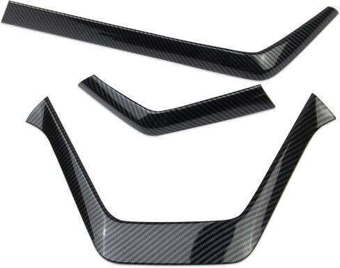 crosselec Carbon Fiber Style Interior Center Console Dashboard Instrument Upper Cover Trims Decoration Accessories for Chevrolet Corvette C8 2026 Decoration Accessories in Saudi Arabia
