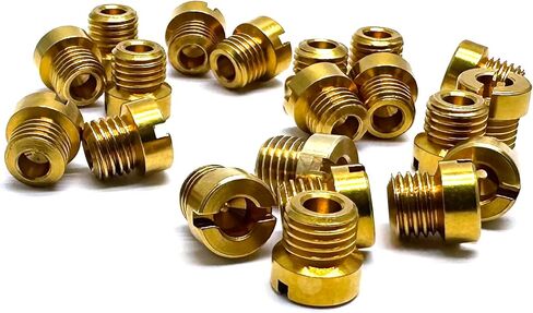 Holley Carb Carburetor 1/4-32 Main Jets set The aperture size is:60 61 62 63 64 65 66 67 68 69,10 sets in total, 2 pcs per size,Thread size: 1/4"-32 Fits Holley 2010,2300,4010,4011,4150,4160,4500 in Saudi Arabia