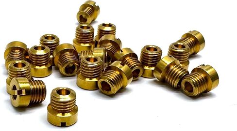 Holley Carb Carburetor 1/4-32 Main Jets set The aperture size is:60 61 62 63 64 65 66 67 68 69,10 sets in total, 2 pcs per size,Thread size: 1/4"-32 Fits Holley 2010,2300,4010,4011,4150,4160,4500 in Saudi Arabia