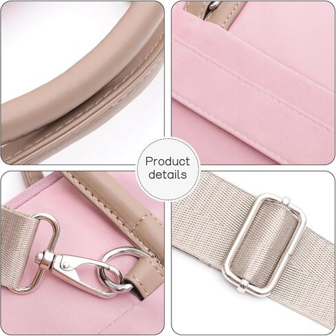 حقيبة كمبيوتر محمول مقاومة للماء من DOITOOL لأجهزة الكمبيوتر المحمول مقاس 15-16.1 بوصة، حقيبة كمبيوتر خفيفة الوزن مقاومة للصدمات مع حزام كتف وحقيبة عربة للسفر والعمل in Kuwait