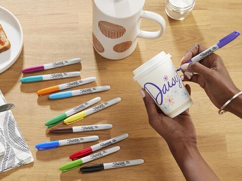 Sharpie Color Burst Permanent Markers, Fine Point, Assorted, 48 count (1949557), Pack of 2 in Saudi Arabia