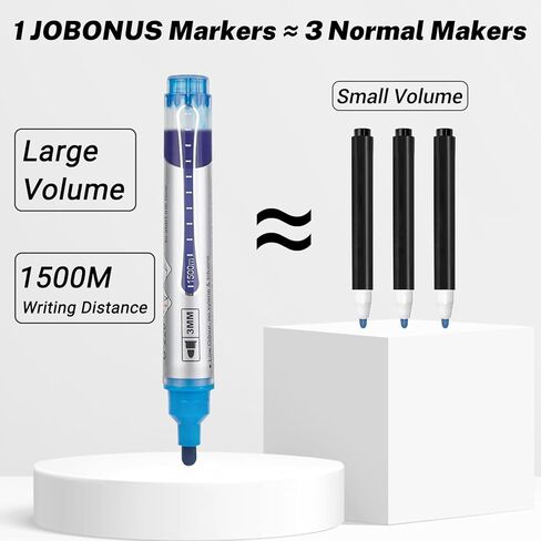 Glass Board Markers Erasable, Neon Dry Erase Markers for Whiteboard, Glass Board, Calendar, Chalkboard, Large Volume, 8 Pack Bullet Tip Whiteboard Markers for School, Home, Office in Kuwait