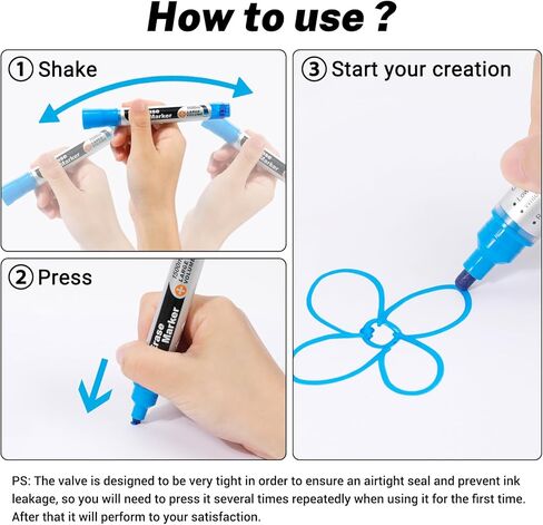 Glass Board Markers Erasable, Neon Dry Erase Markers for Whiteboard, Glass Board, Calendar, Chalkboard, Large Volume, 8 Pack Bullet Tip Whiteboard Markers for School, Home, Office in Kuwait