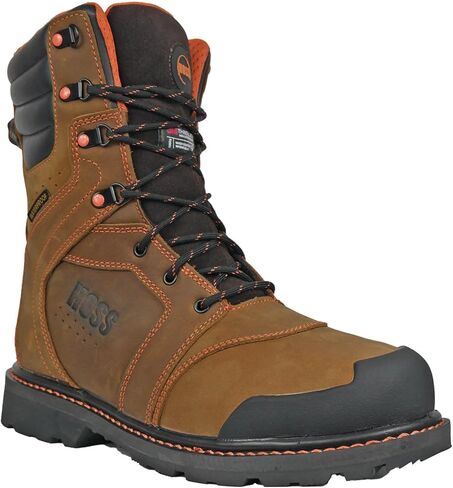 Hoss Men's 80264 Clash 9" Brown Composite Toe Boot in Kuwait