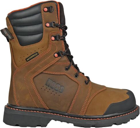Hoss Men's 80264 Clash 9" Brown Composite Toe Boot in Saudi Arabia