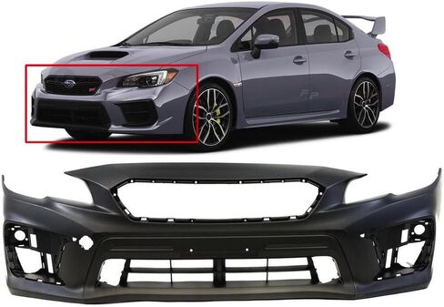 FitParts متوافق مع غطاء المصد الأمامي Subaru WRX 2018-2021. معدة جديدة تناسب موديلات WRX STI 57704VA050 SU1000190 in Saudi Arabia