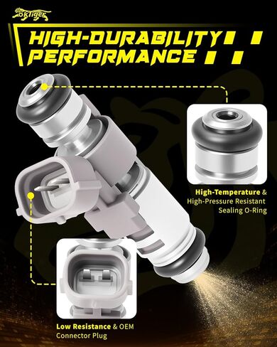 Oktiger 490560038 Set of 3 Fuel Injectors Fit for Kawasaki Mule Pro FX 2016 2017 2018 2019 2020, Mule Pro FXR 2018 2019 2020, Mule Pro FXT 2015-2020, Mule Pro FXT Ranch Edition 2020, OE IPM018 in Kuwait