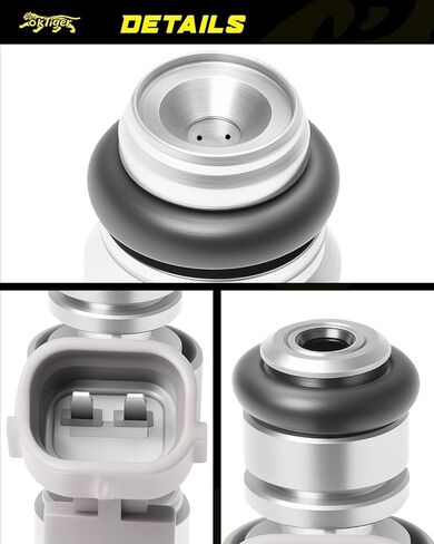 Oktiger 490560038 Set of 3 Fuel Injectors Fit for Kawasaki Mule Pro FX 2016 2017 2018 2019 2020, Mule Pro FXR 2018 2019 2020, Mule Pro FXT 2015-2020, Mule Pro FXT Ranch Edition 2020, OE IPM018 in Kuwait