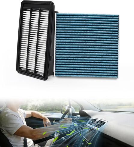 Silverado/Sierra Upgrade Engine Air Filter & Cabin Filter Compatible with 2019-2025 Silverado 1500 Sierra 1500, 2020-2025 Silverado 2500 HD Sierra 2500 HD Gasoline ONLY, 2021-2025 Escalade Tahoe＆more in Kuwait