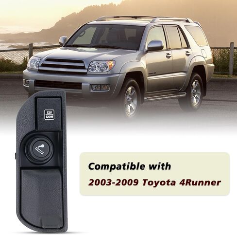 Ashtray & Cigarette Lighter Smoker Kit Center Console Compatible with 2003 2004 2005 2006 2007 2008 2009 Toyota 4Runner Car Cigarette Lighter 120W 12V Car Charger USB Replace#7411035010B0 in Saudi Arabia