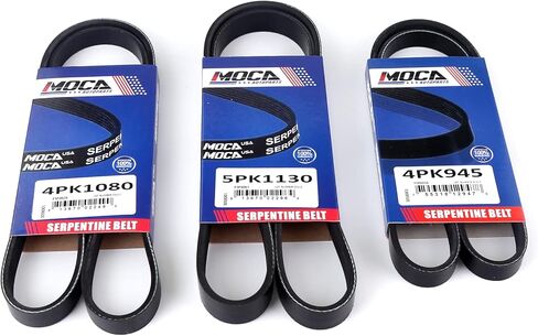 MOCA 4PK1080 & 4PK945 & 5PK1130 EPDM حزام السربنتين لكيا سورينتو (2003-2007) 3.5L & 3.8L V6 GAS DOHC مستنشق بشكل طبيعي in Saudi Arabia