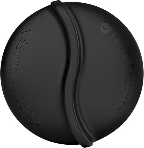 حامل AirTag مقاوم للماء لملحقات سلسلة مفاتيح Apple Air Tag Case باللون الأسود in Kuwait