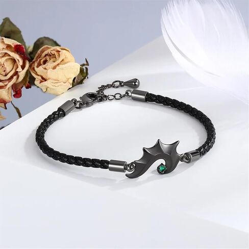 Pulseras Para Parejas De Novios,Couples, Birthstone Heart Charm Promise Bracelet, Boyfriend, Girlfriend, Husband, Wife, Friend Anniversary Promise Gift in Saudi Arabia