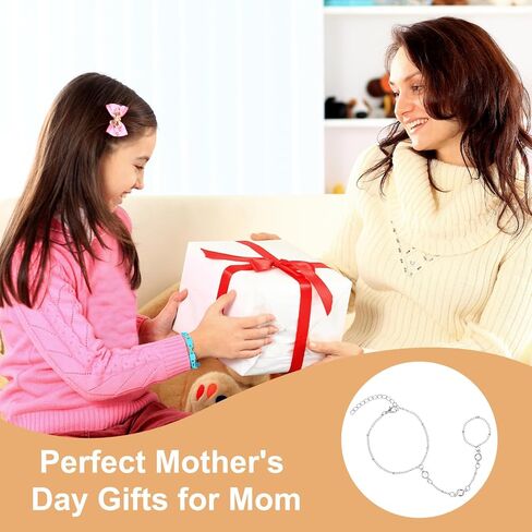 سوار رقيق بحلقة إصبع رائعة، سوار سلسلة يد فضي للنساء، سوار سلسلة يد بحلقة فضية، عصري مطلي بالذهب غير مشوه، إكسسوارات مجوهرات للنساء in Kuwait