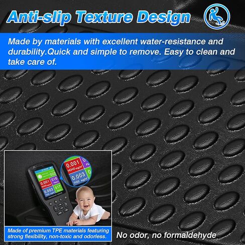 Corolla Floor Mats - Car Mats for Toyota Corolla 2020-2026 Sedan (Not Fit for Hatchback and Cross), All Weather Floor Mat for Corolla Accessories, Heavy Duty Rubber Mats, Car Accessories in Saudi Arabia