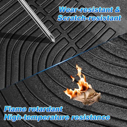 Corolla Floor Mats - Car Mats for Toyota Corolla 2020-2026 Sedan (Not Fit for Hatchback and Cross), All Weather Floor Mat for Corolla Accessories, Heavy Duty Rubber Mats, Car Accessories in Saudi Arabia