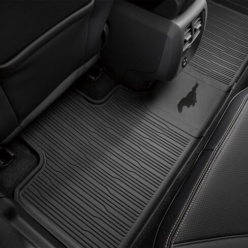 Ford Genuine OEM All Weather Floor Mat Set for Ford Mustang Mach-E | 4 Piece Black Set with Pony Logo Fits 2021-2025 | MJ8Z5813300AA in Saudi Arabia
