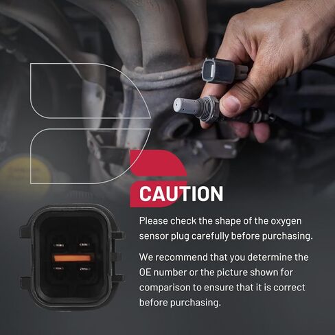 BDFHYK مستشعر الأوكسجين المصب O2، متوافق مع Hyundai Azera Cadenza Santa Fe Santa Fe XL، متوافق مع Kia Sedona Sorento V6 3.3L 3.5L، 18045، 392103CBA0، 392103CBB0 استبدال قطعة واحدة in Kuwait
