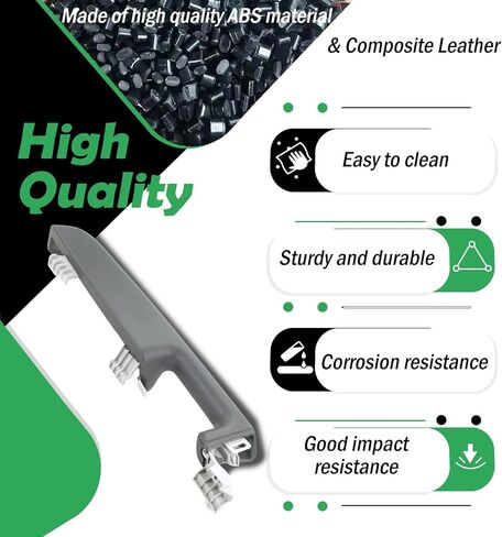 Front Right Passenger Side Door Armrest Handle Compatible with 1999-2006 Chevy Suburban Tahoe Avalanche GMC Yukon Escalade Replace# 12472876 88981547 (Gray) in Kuwait