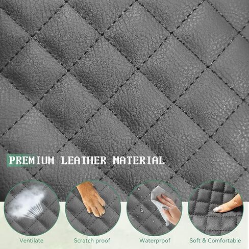 Center Console Cover Compatible with Cadillac CTS 2007-2014, Leather Middle Console Armrest Lid Cover Protector, Anti-Scratch, Black in Kuwait