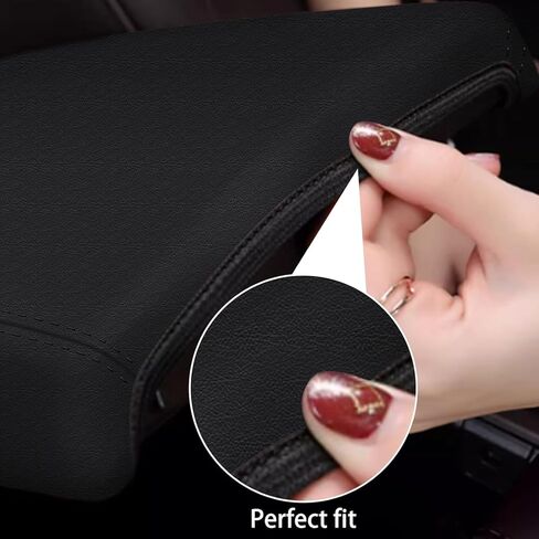 Armrest Cover for 2011 2012 2013 2014 2015 Volkswagen Passat (Black) Waterproof and Anti-Scratch Center Console Cover for VW Passat Accessories in Kuwait