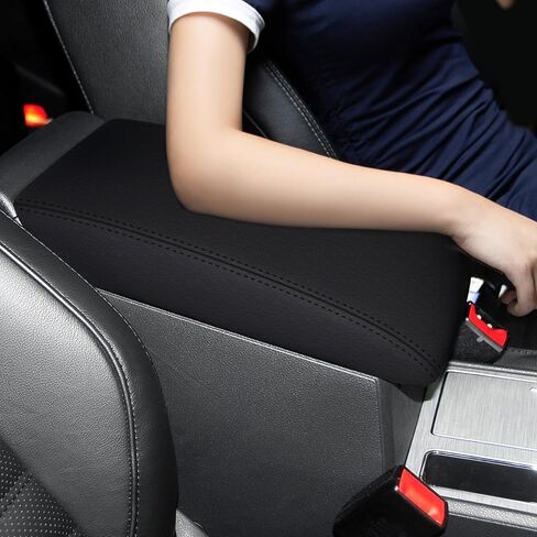 Armrest Cover for 2011 2012 2013 2014 2015 Volkswagen Passat (Black) Waterproof and Anti-Scratch Center Console Cover for VW Passat Accessories in Kuwait