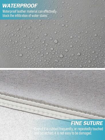 Mythoria Car Center Console Lid Cover Replacement Fit for Honda Pilot 2009 2010 2011 2012 2013 2014 2015-Armrest Replace Covering, Anti-Scratch, Gray (Leather Part Only) in Kuwait