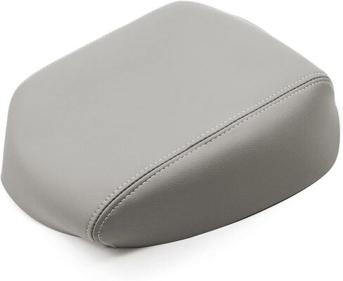 Mythoria Car Center Console Lid Cover Replacement Fit for Honda Pilot 2009 2010 2011 2012 2013 2014 2015-Armrest Replace Covering, Anti-Scratch, Gray (Leather Part Only) in Kuwait