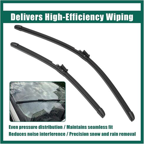 YUXIVCNE 31490720 Front Windshield Wiper Blade Compatible with Volvo XC60 T5 T6 T8 2018 2019 2020 2021 Windshield Heated Wiper Blade Kit Replace 31689263 in Saudi Arabia