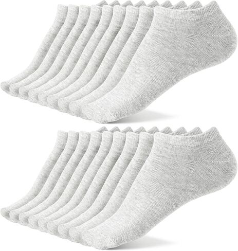 BYDOLL 9/18 Pairs Ankle Cotton Socks for Women Athletic Running Breathable Soft Socks No-Slip Grip for Sports and Casual in Kuwait