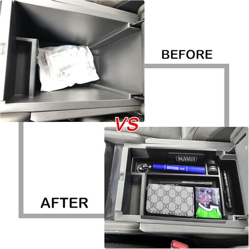 Center Console Organizer Tray Compatible with Nissan Pathfinder 2022 2023 2024 2025 2026 Interior Accessories Pathfinder Insert Middle Armrest Storage Glove Box Divider, Black in Saudi Arabia