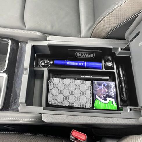 Center Console Organizer Tray Compatible with Nissan Pathfinder 2022 2023 2024 2025 2026 Interior Accessories Pathfinder Insert Middle Armrest Storage Glove Box Divider, Black in Saudi Arabia